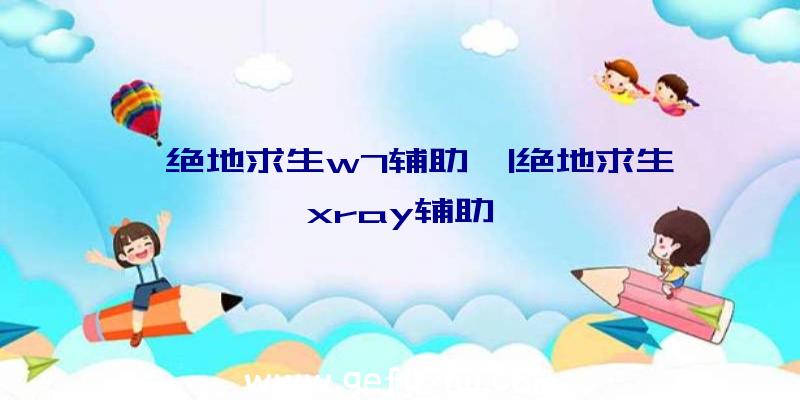 「绝地求生w7辅助」|绝地求生xray辅助